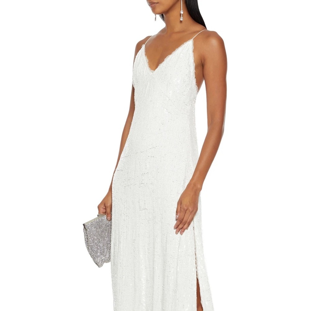Magda Butrym Hawaii sequin slip dress